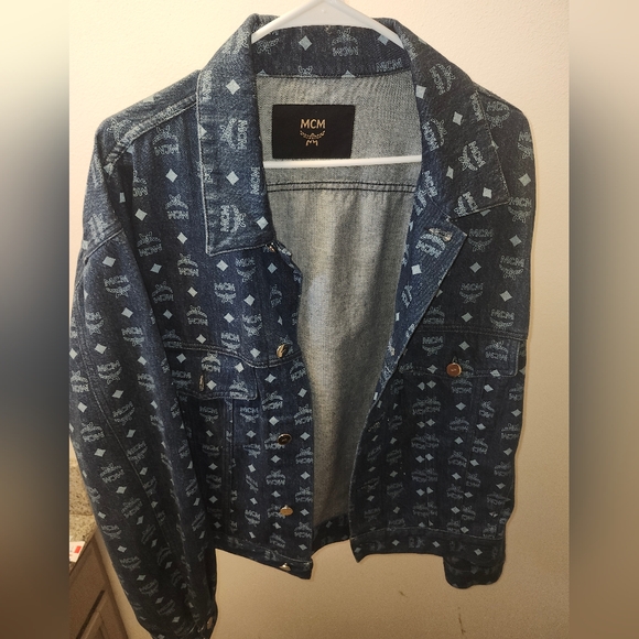 MCM jean jacket mens